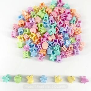 Colorful Mini Hair Clips Set